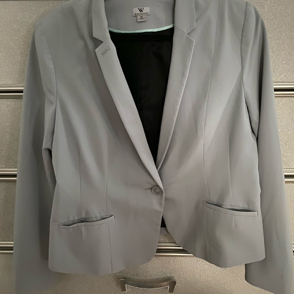 Gray Blazer for Work